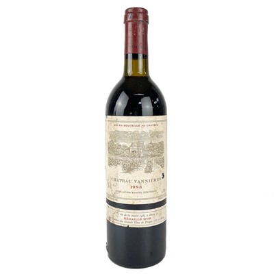 Lot 234 - A bottle of Chateau Vannieres 1983