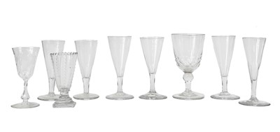 Lot 503 - Six similar champagne flutes.