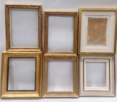 Lot 298 - Six picture frames of composite construction.