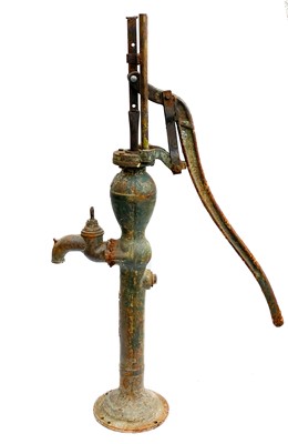 Lot 353 - A cast iron village water pump.