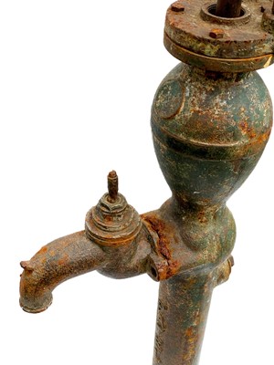 Lot 353 - A cast iron village water pump.