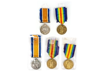 Lot 214 - GB First World War Medals (x5)