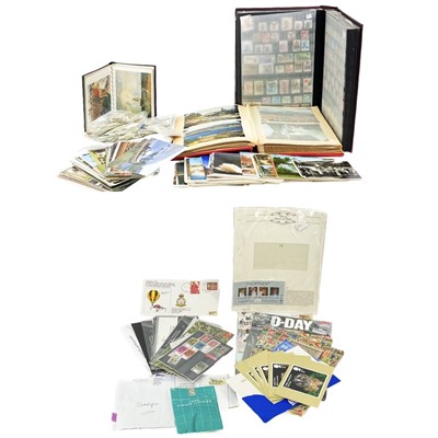 Lot 302 - GB mint decimal and other stamps plus quantity of modern postcards