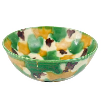 Lot 1303 - A Chinese egg and spinach glazed bowl, 18th/19th century.