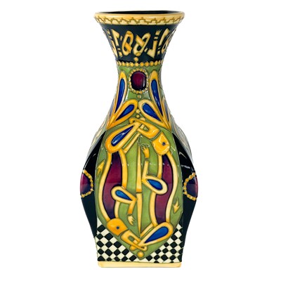 Lot 531 - A Moorcroft Pottery Field of Gold vase by Alicia Amison.