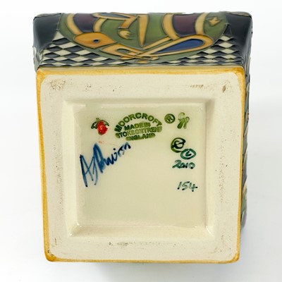 Lot 396 - A Moorcroft Pottery Field of Gold vase by Alicia Amison.