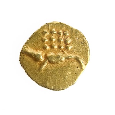 Lot 111 - Three Indian gold Fanam coins.