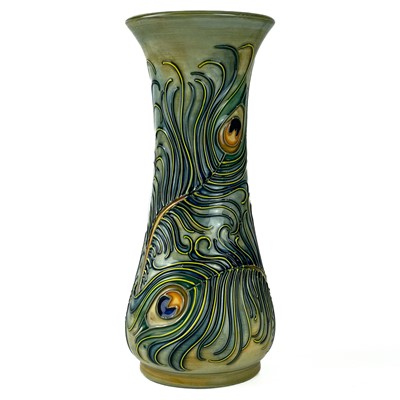 Lot 532 - A Moorcroft Pottery Phoenix pattern vase by Rachel Bishop.