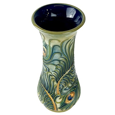 Lot 532 - A Moorcroft Pottery Phoenix pattern vase by Rachel Bishop.