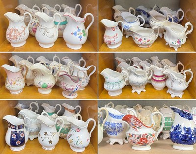 Lot 590 - A vast collection of approximately 95 milk and cream jugs.