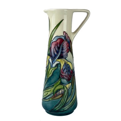 Lot 559 - A Moorcroft Pottery Bishop Iris jug by Rachel Bishop.