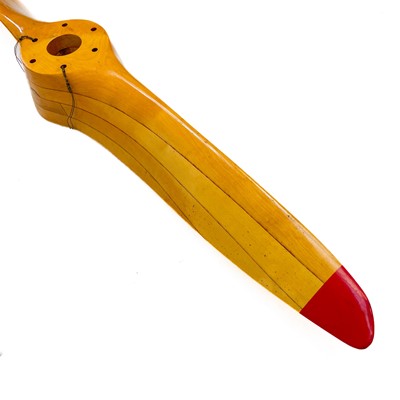 Lot 262 - A laminated propellor.