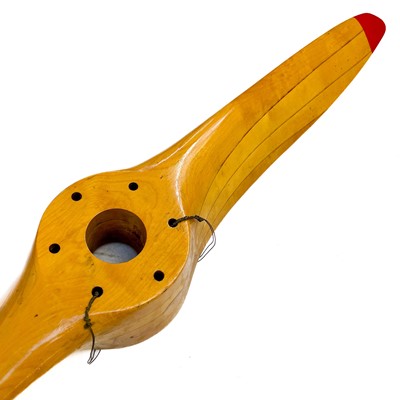 Lot 262 - A laminated propellor.