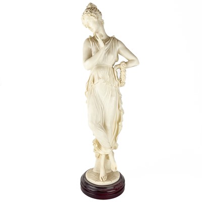 Lot 146 - A composite figure of a neo-classical maiden.