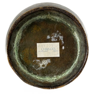 Lot 1437 - A Chinese bronze and champleve vase, 19th century