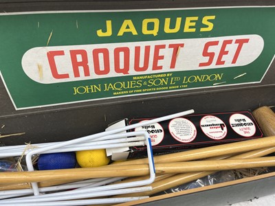 Lot 96 - A Jaques lawn croquet set