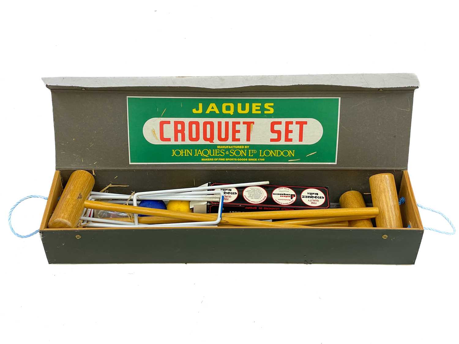 Lot 96 - A Jaques lawn croquet set