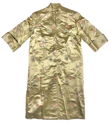 Lot 1350 - A Chinese silk robe, early-mid 20th century.