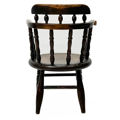 Lot 2 - A Victorian ash child's chair.
