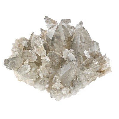Lot 156 - A large quartz crystal cluster.