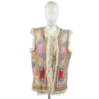 Lot 172 - An Afghan sheepskin waistcoat, circa 1960's-1970's.