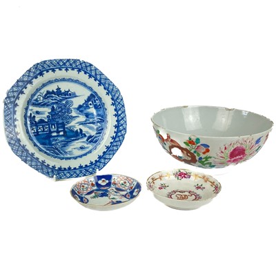 Lot 1360 - A Chinese famille rose porcelain bowl, 18th century.