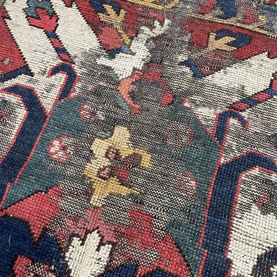 Lot 377 - An 'Eagle' Kazak rug, South West Caucasus, 19th century.