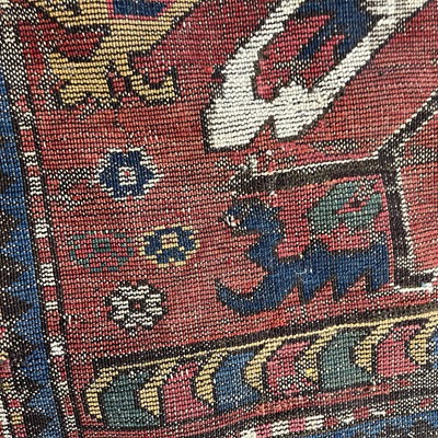 Lot 377 - An 'Eagle' Kazak rug, South West Caucasus, 19th century.