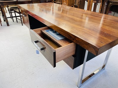 Lot 432 - A Ray Leigh and Trevor Chinn desk manufactured by Gordon Russell.