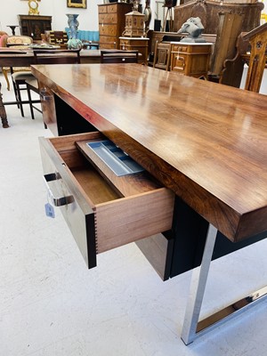 Lot 432 - A Ray Leigh and Trevor Chinn desk manufactured by Gordon Russell.