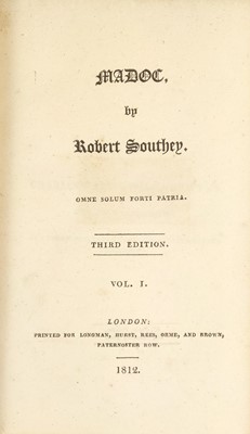 Lot 23 - (Fine binding and noted provenance) SOUTHEY, Robert.