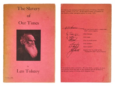 Lot 435 - TOLSTOY, Leo