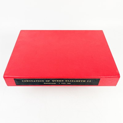 Lot 248 - A professionally-bound service order book for the Coronation of Her Majesty Queen Elizabeth II