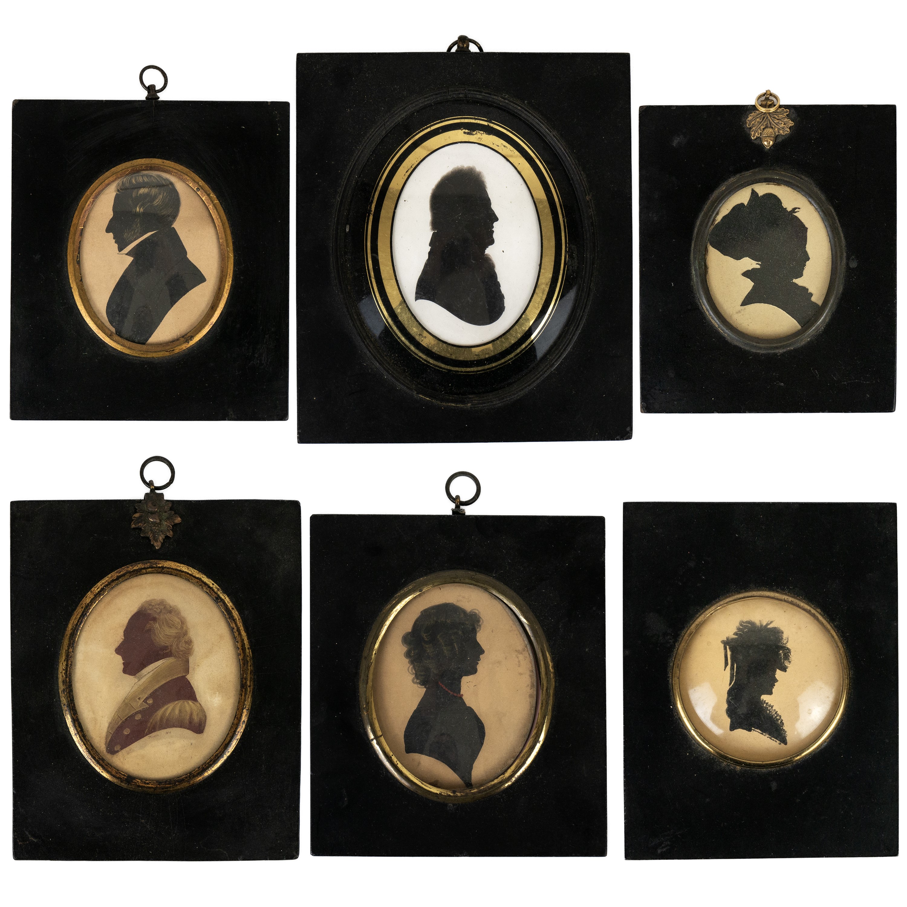 Lot 255 - A Regency painted profile silhouette