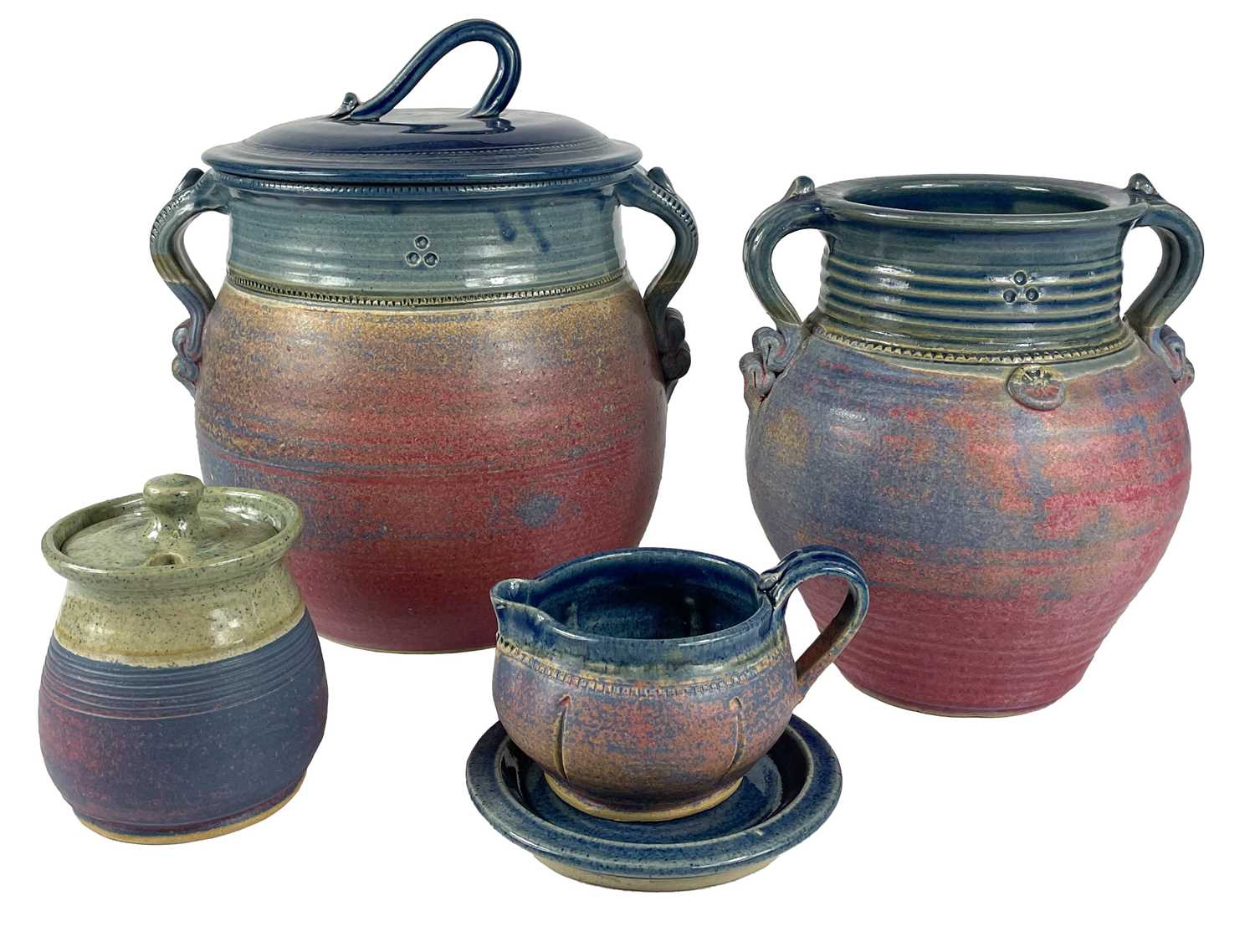 Lot 418 - A collection of St. Agnes pottery.