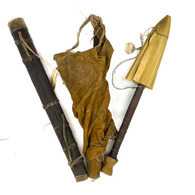 Lot 139 - A collection of African tribal hunting implements.