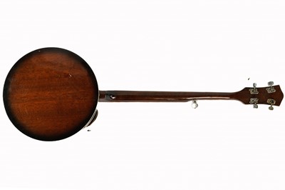 Lot 186 - A five-string banjo.