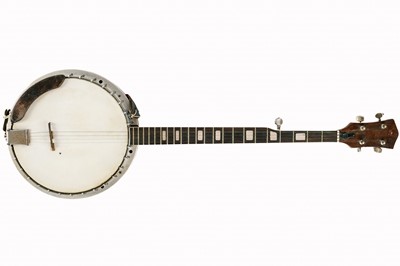 Lot 186 - A five-string banjo.