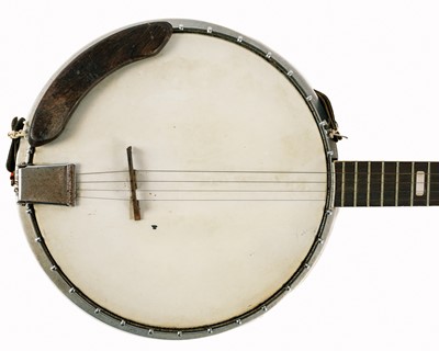 Lot 186 - A five-string banjo.