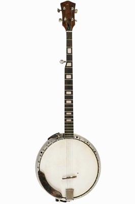 Lot 186 - A five-string banjo.