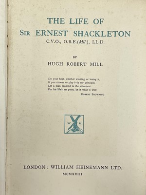 Lot 449 - Ernest Shackleton.