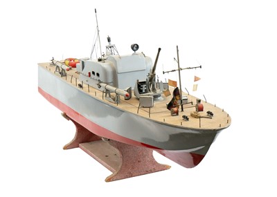 Lot 339 - An RC model of an East German torpedo boat.