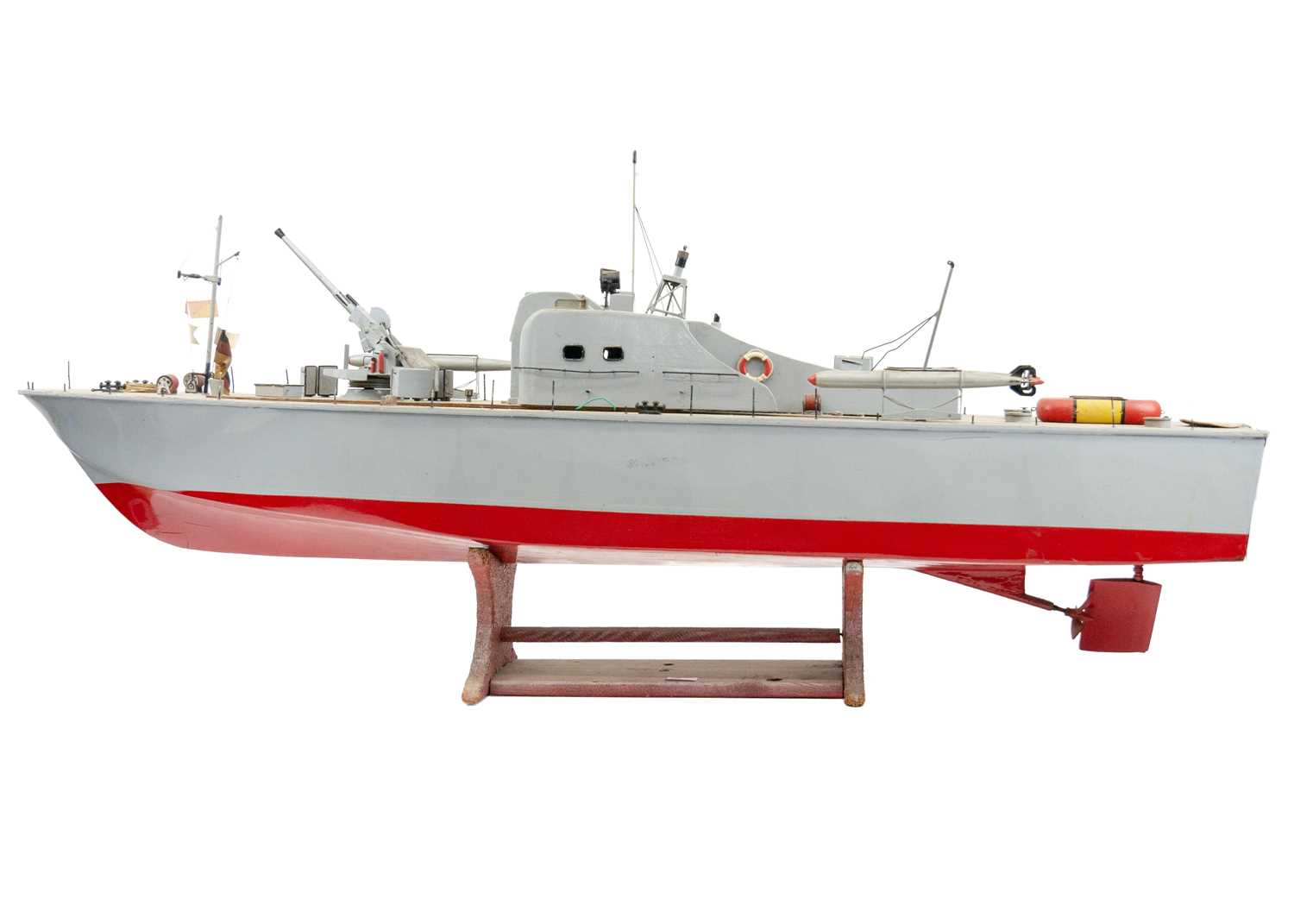 Lot 339 - An RC model of an East German torpedo boat.