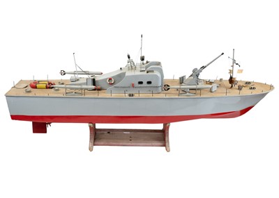 Lot 339 - An RC model of an East German torpedo boat.