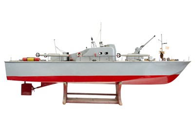 Lot 339 - An RC model of an East German torpedo boat.