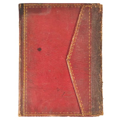 Lot 75 - (Penmanship and poetry) Early 19th century note book.