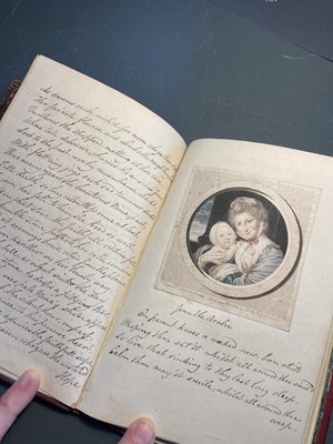 Lot 75 - (Penmanship and poetry) Early 19th century note book.