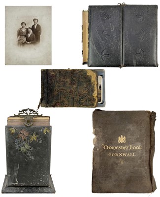 Lot 190 - Two late Victorian photograph albums.