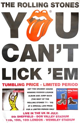 Lot 95 - The Rolling Stones; three billboard posters.