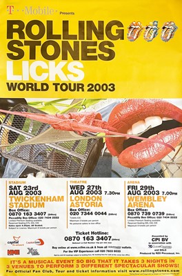 Lot 95 - The Rolling Stones; three billboard posters.